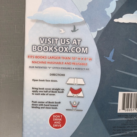 🆕 BOOK SOX Stretchable Book Cover Jumbo Hardcover School Textbook Protector - Picture 5 of 7